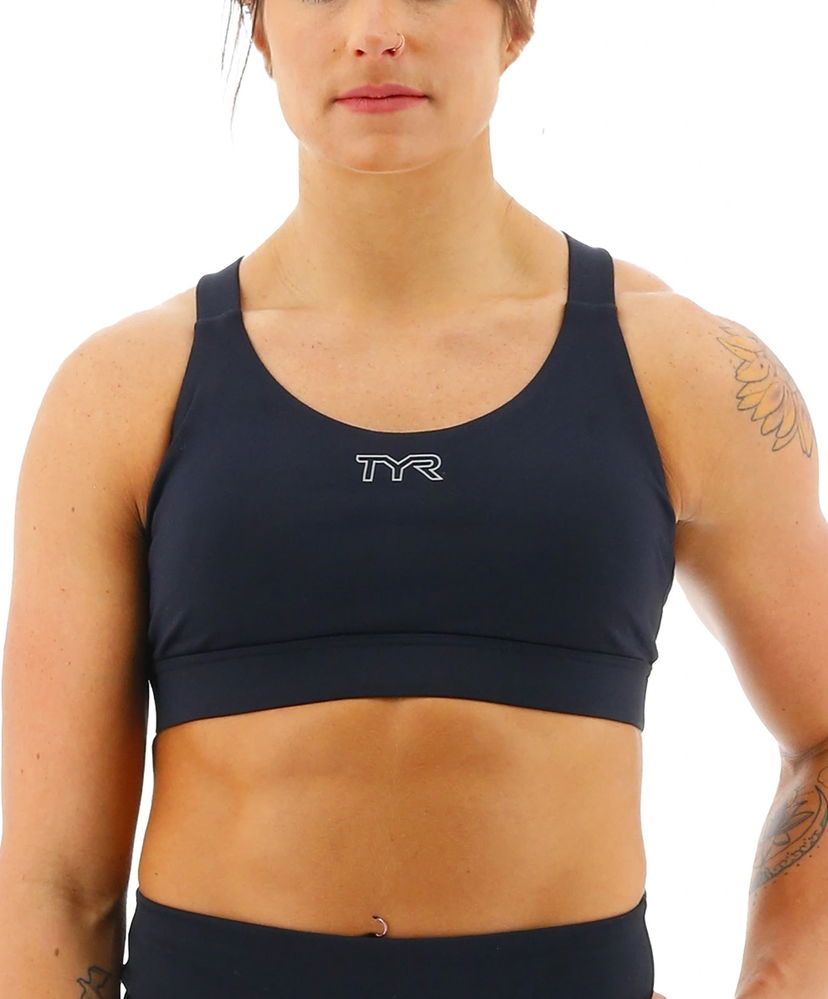 Bh TYR TYR Sol Crisscross Sports Bra Sort | fgpso3a-001
