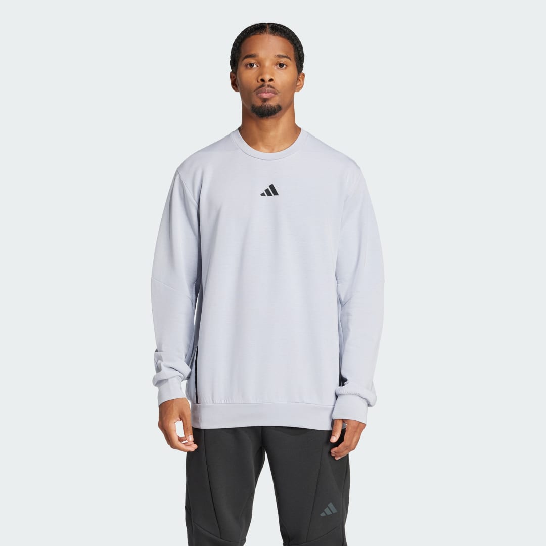 Sweatshirt adidas Performance Designed for Training Crew Sweatshirt Lilla | JP0927, 0