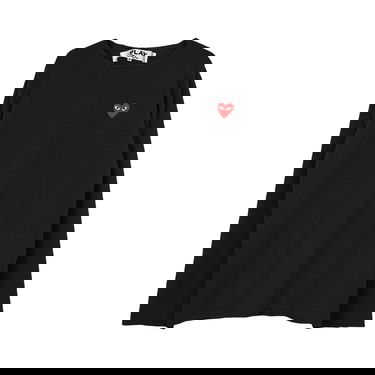 Sweater Comme des Garçons PLAY Red Heart Crewneck Sort | AZ N068 051 1, 1