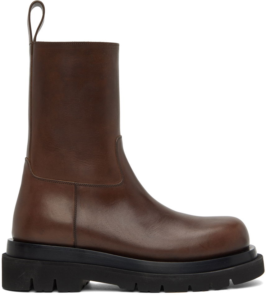 Sneakers og sko Bottega Veneta Lug Boots "Brown" Brun | 716205-VBS50, 0