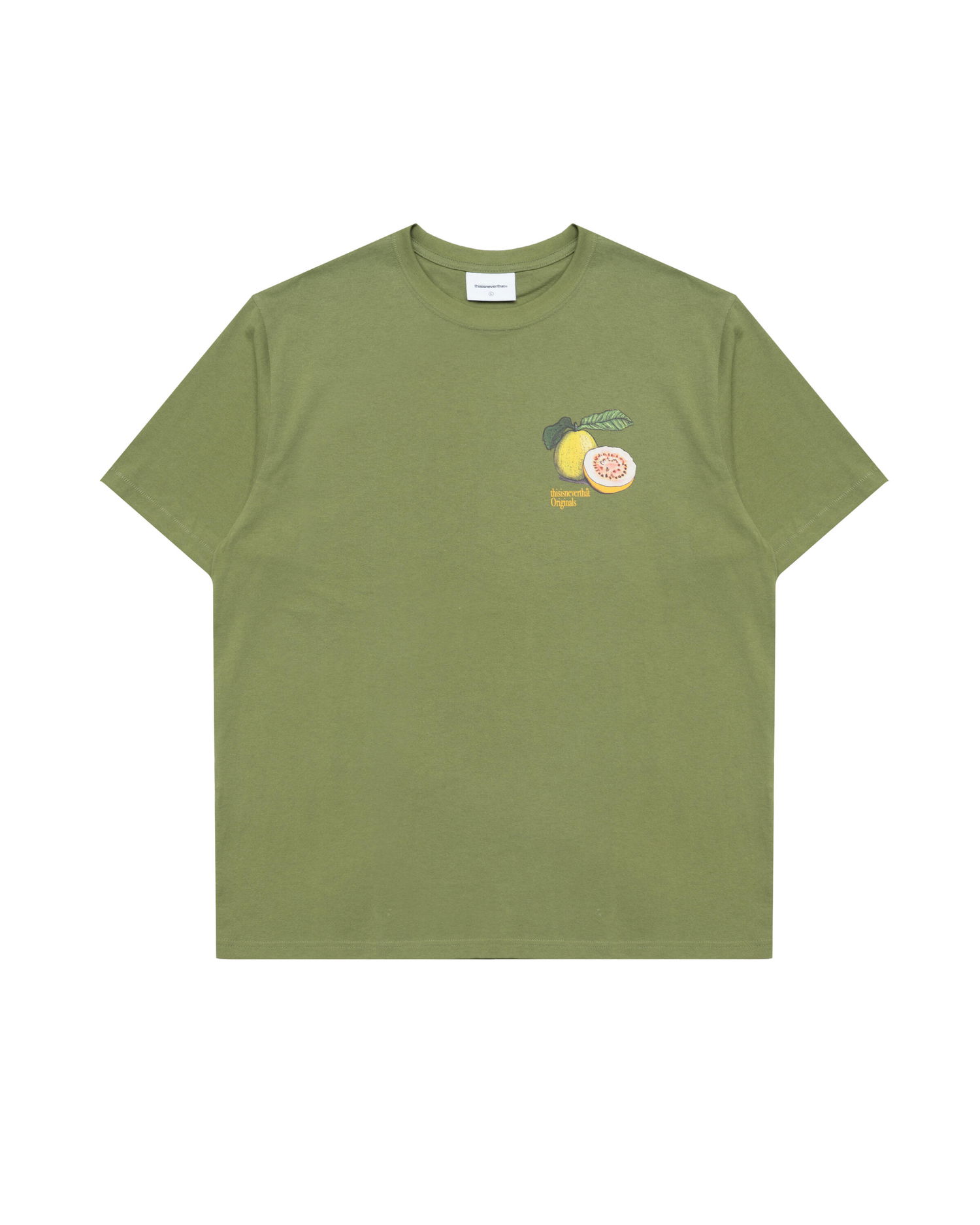 T-shirt thisisneverthat Thisisneverthat Guava Graphic T-Shirt Grøn | TN253TTSST09-MSGR, 0