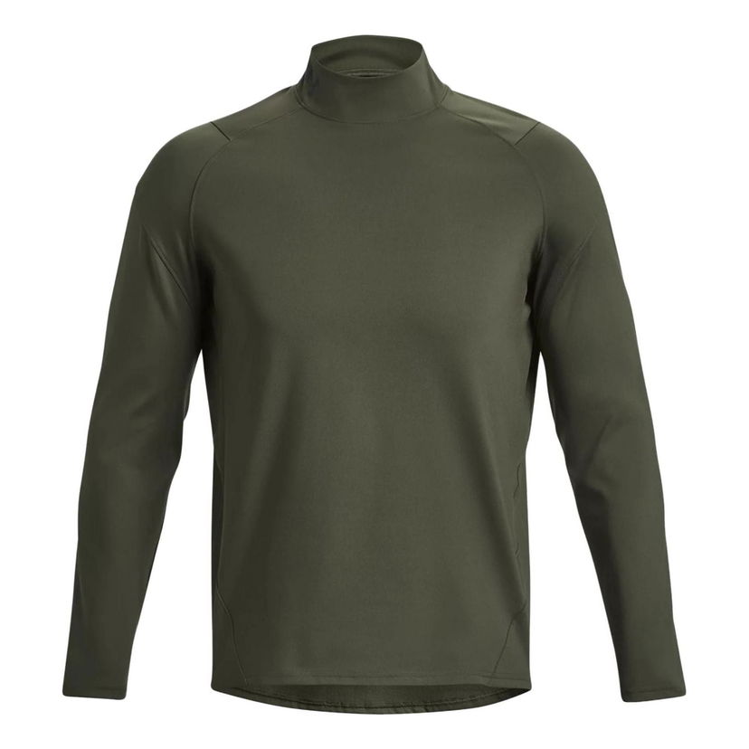 Sweater Under Armour Rush ColdGear Long Sleeve Mock T-Shirt Grøn | 1366059-390