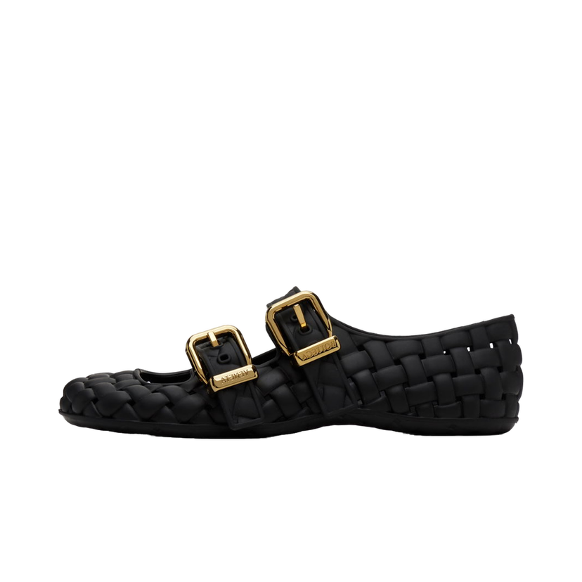 Sneakers og sko Bottega Veneta Amy Mary Jane Ballerina Flats Sort | 796577 V4A11