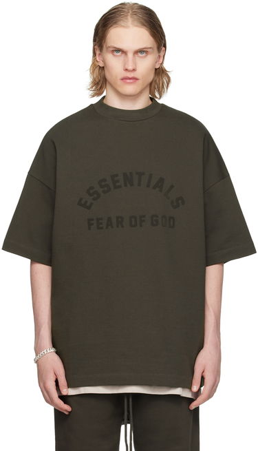 T-shirt Fear of God Essentials Heavy Jersey Tee Grå | 125SP242000F, 4