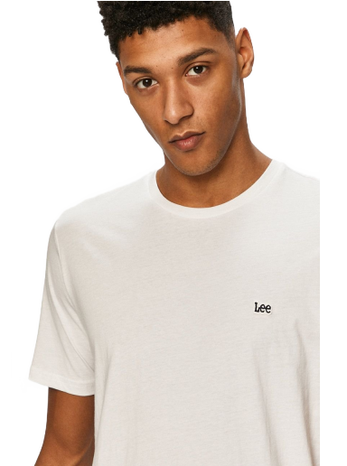 T-shirt Lee Patch Logo Tee Beige | L60UFQ12
