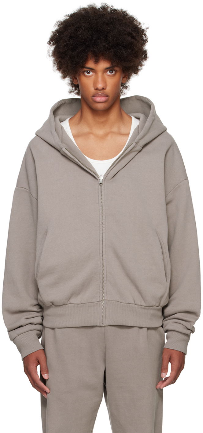Sweatshirt Entire Studios Thermal Hoodie Grå | ES2488SA