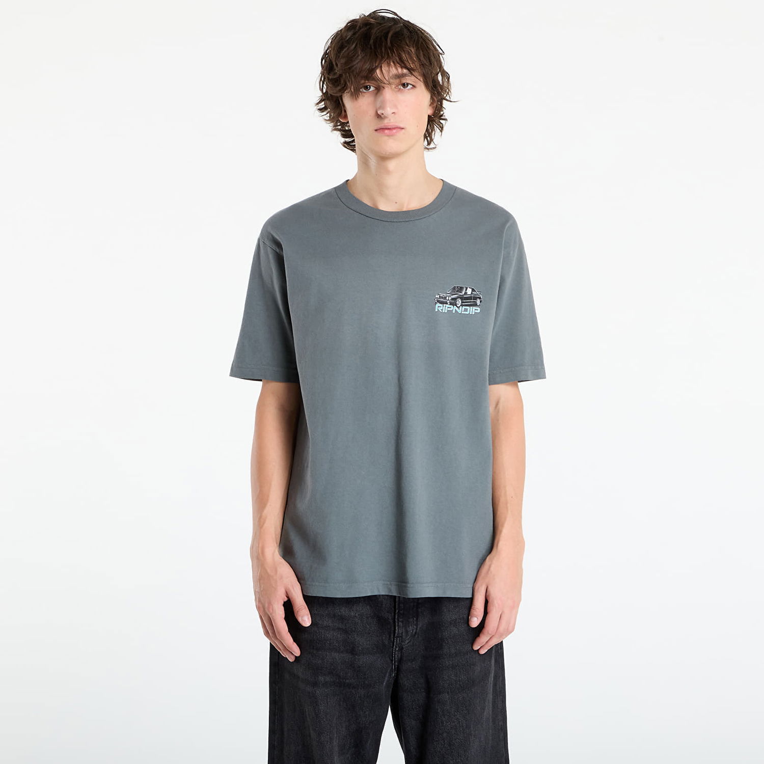 T-shirt RIPNDIP RIPNDIP Vroom Vroom T-Shirt Grå | RNDFALL25137, 0