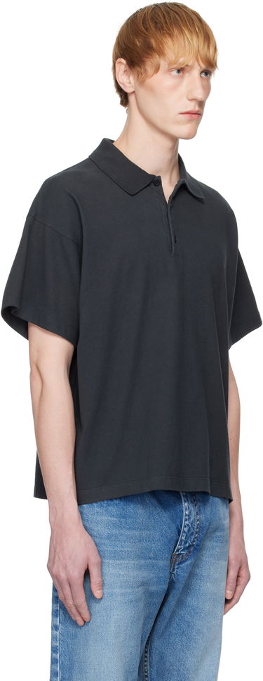 Polo skjorte The Row The Row Bry Polo Sort | 931-K526, 1