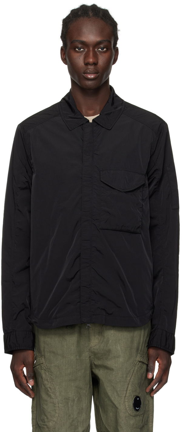 Jakke C.P. Company Zip Jacket Sort | 15CMOS041A-005904G