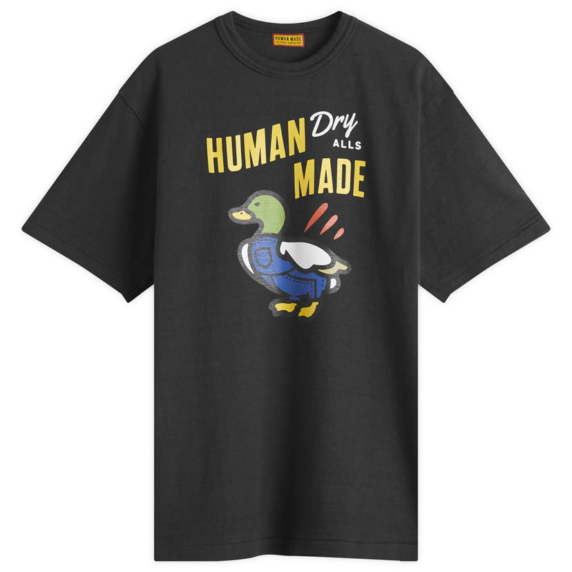 T-shirt Human Made Duck Overalls Graphic T-Shirt, Size Large Sort | HM29TE006-BLK