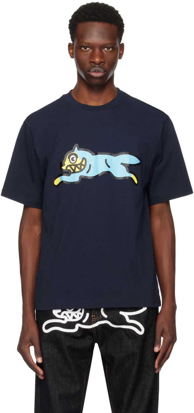 T-shirt BBC IceCream ICECREAM Running Dog Graphic T-Shirt Mørkeblå | IC24236