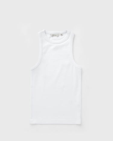 Tanktop ØLÅF Women's Ribbed Tank Top Hvid | W210107-OPTICAL-WHITE, 0
