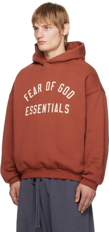 Sweatshirt Fear of God Fear of God ESSENTIALS Fleece Hoodie Rød | 192HO246256F, 3