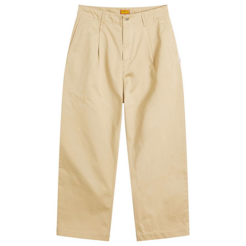 Bukser Human Made Human Made Skater Chino Pants, Size Large Beige | HM29PT014-BEI