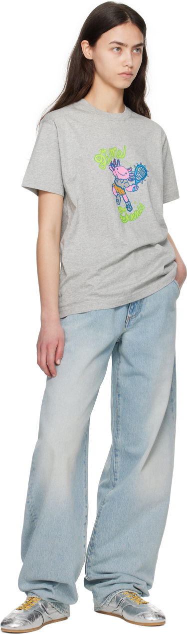 T-shirt Dime Dime Axolotl Graphic T-Shirt Grå | DIME2SP2551GRY, 3