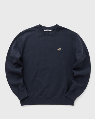 Sweatshirt Edmmond Studios Crewneck Sweatshirt with Duck Patch Mørkeblå | 325-40-02590, 0