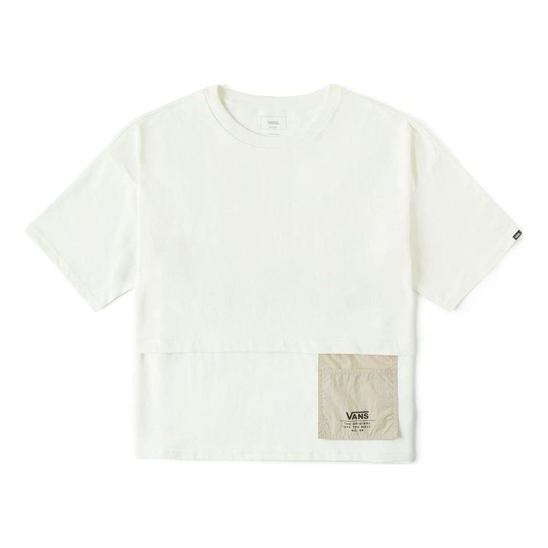 T-shirt Vans Pocket Short-Sleeve T-Shirt Hvid | VN000GRTFS8, 0