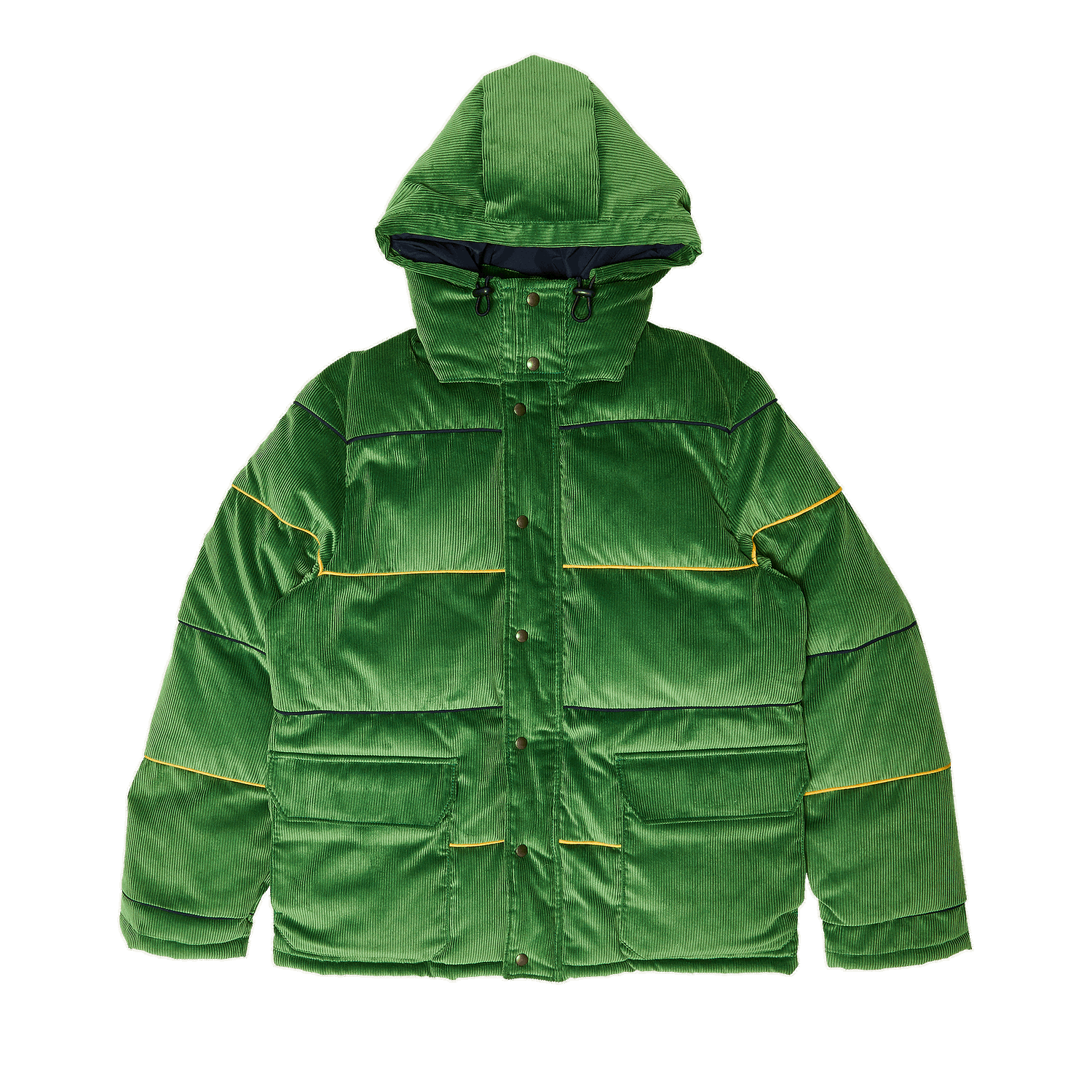 Puffer jakke Noah Corduroy Puffer Grøn | J028FW21 EMER, 0