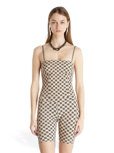Tanktop MISBHV Monogram Spaghetti Top Beige | 4020W016