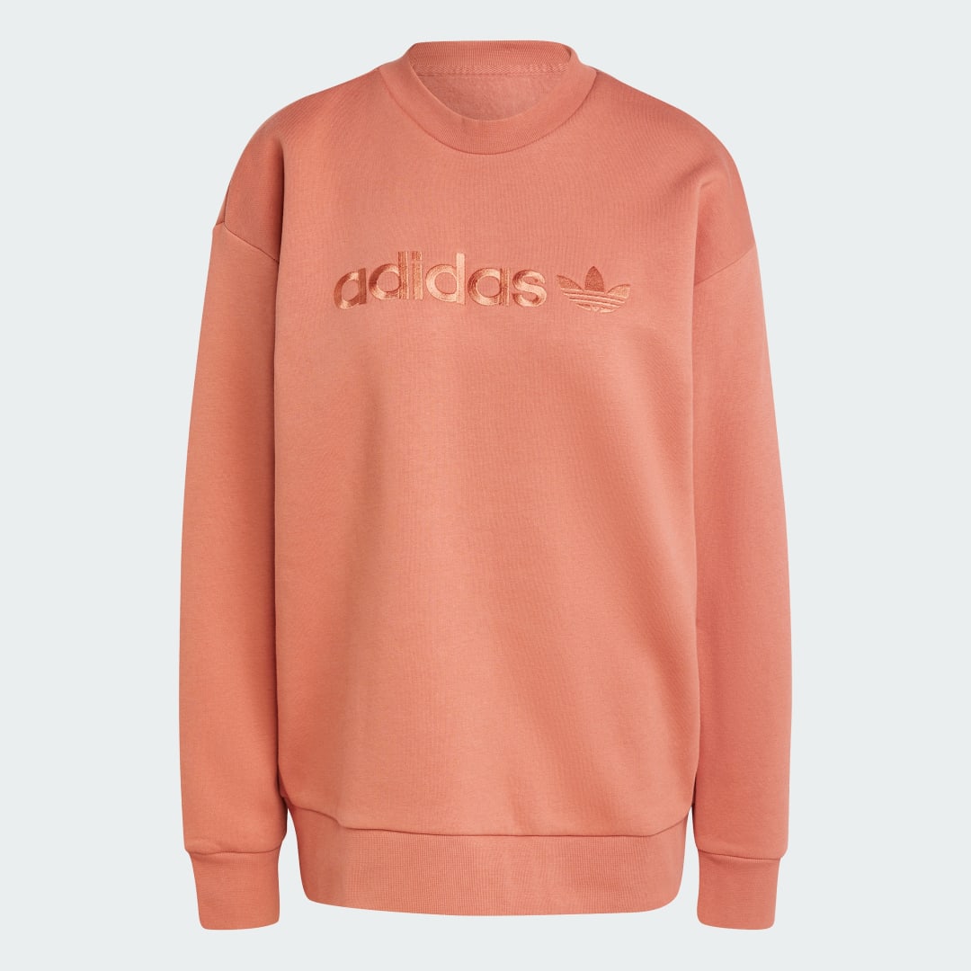 Sweatshirt adidas Performance Boyfriend Crew Sweatshirt Orange | HY8732, 0