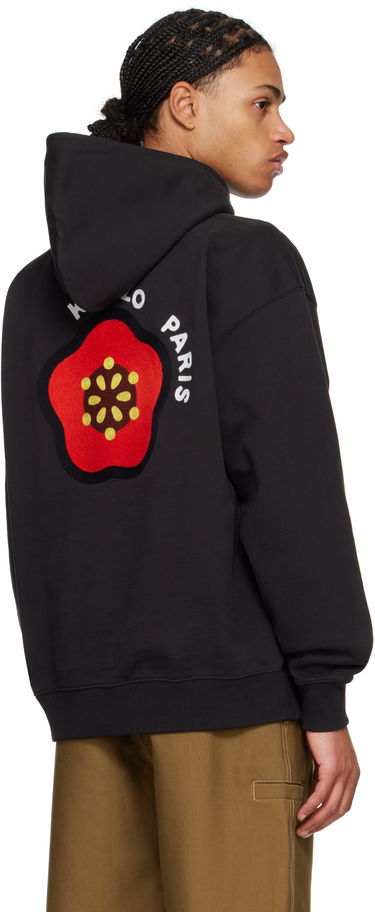 Sweatshirt KENZO Embroidered 'Pop' Oversized Hoodie Sort | FF55SW2754MC, 2
