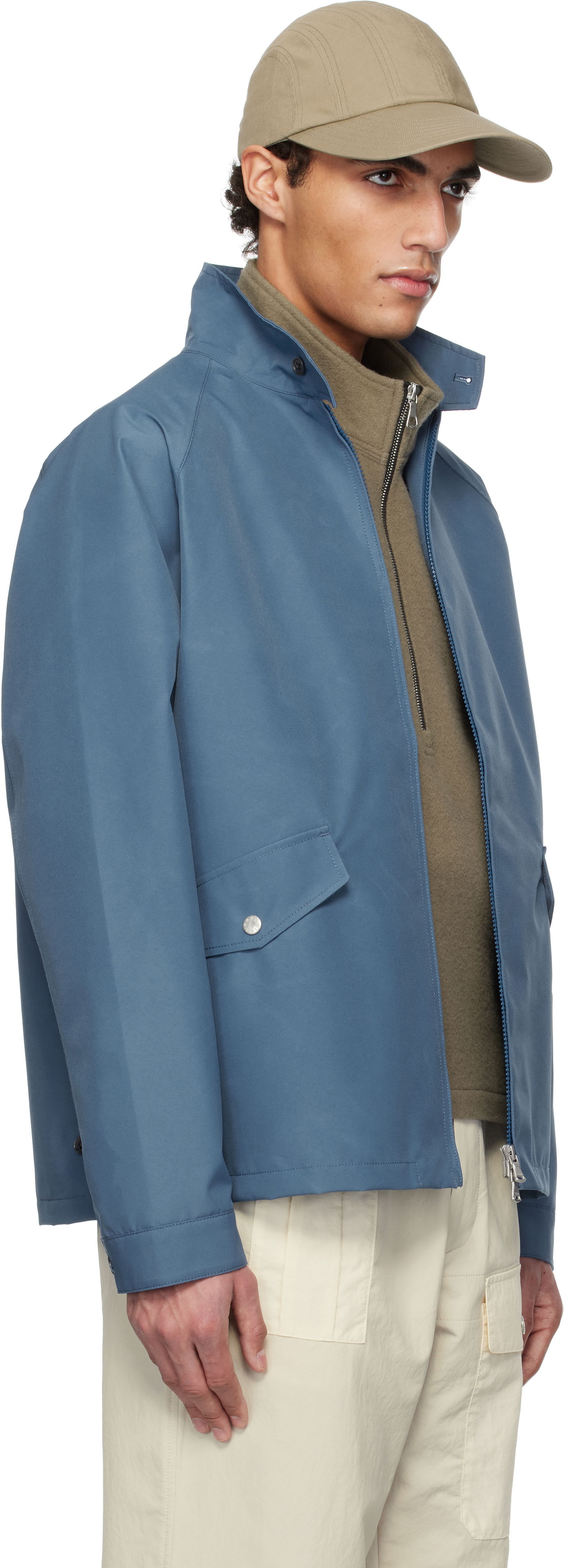 Vindjakke NANAMICA Nanamica GORE-TEX Crew Jacket Blå | S25SA038U, 1