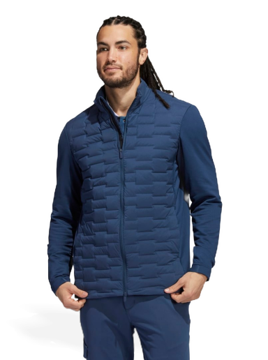 Jakke adidas Originals Frostguard Recycled Content Full-Zip Padded Jacket Mørkeblå | H50984