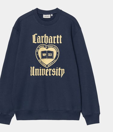 Sweatshirt Carhartt WIP WIP Schooling Sweatshirt Mørkeblå | I035642_4, 0