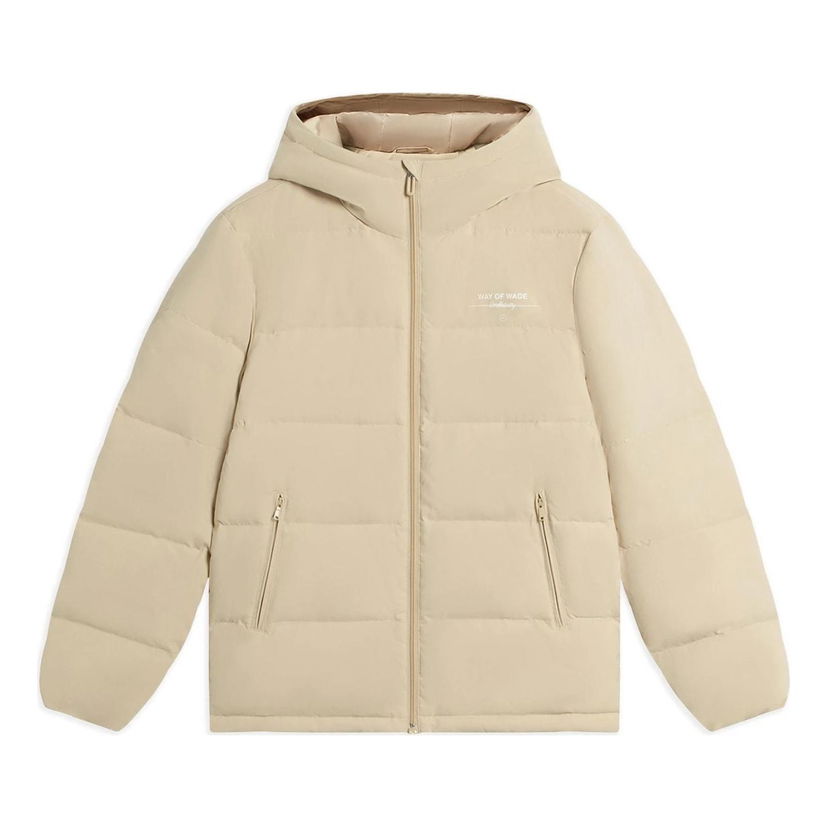 Puffer jakke Li-Ning Way Of Wade Graphic Down Jacket Beige | AYMS145-3