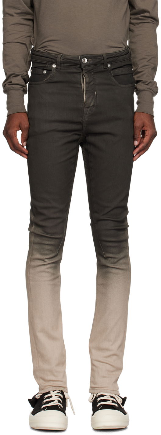 Jeans Rick Owens DRKSHDW Luxor Jeans Grå | DU02C5366 SBEDE, 0