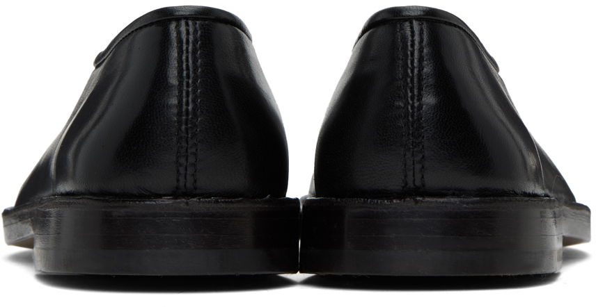 Sneakers og sko LEMAIRE LEMAIRE Flat Piped Slippers Sort | FO0006 LL0023, 1