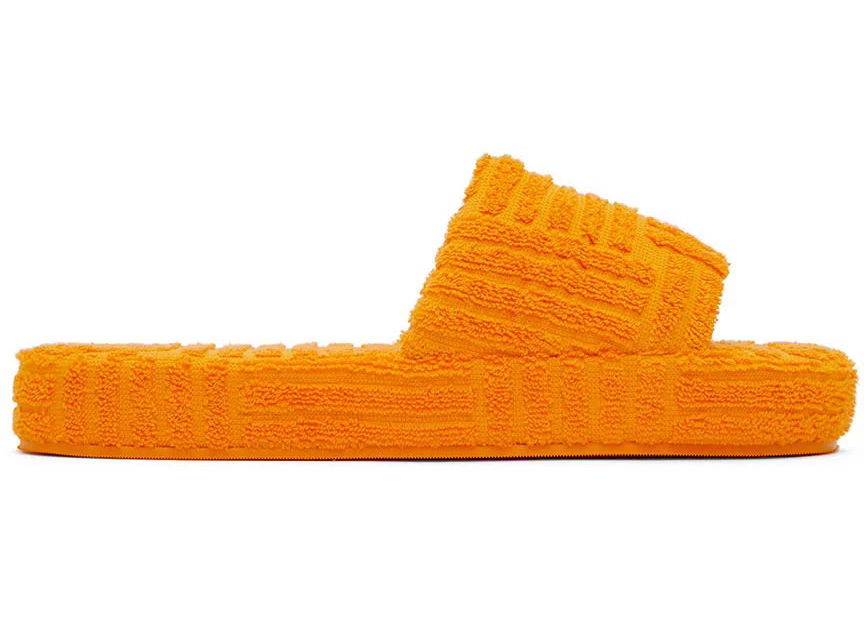 Sneakers og sko Bottega Veneta Orange Resort Sponge Slides Orange | 660245V0VW07960, 0