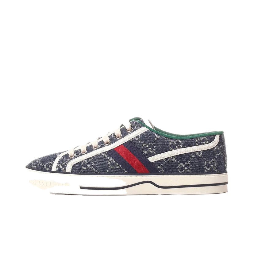 Sneakers og sko Gucci Tennis 1977 Denim GG Print Grå | 606111 2KQ10 4463