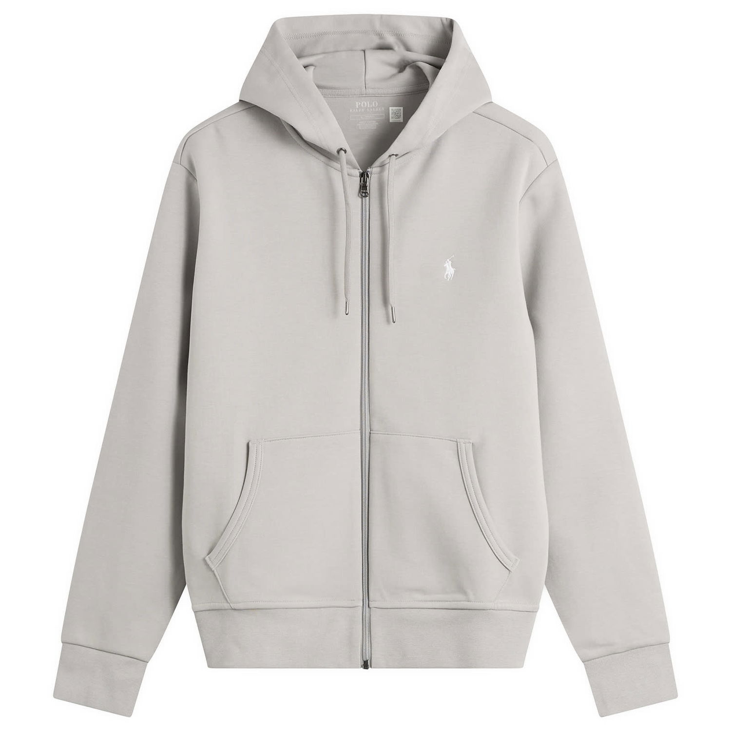 Sweatshirt Polo by Ralph Lauren Double Knit Tech Zip Hoodie Grå | 710881517-GRY, 1