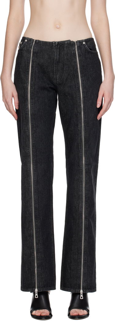 Jeans Jean Paul Gaultier Jean Paul Gaultier Zipped Jeans Sort | 25/04-W-TR041-D016-06, 0