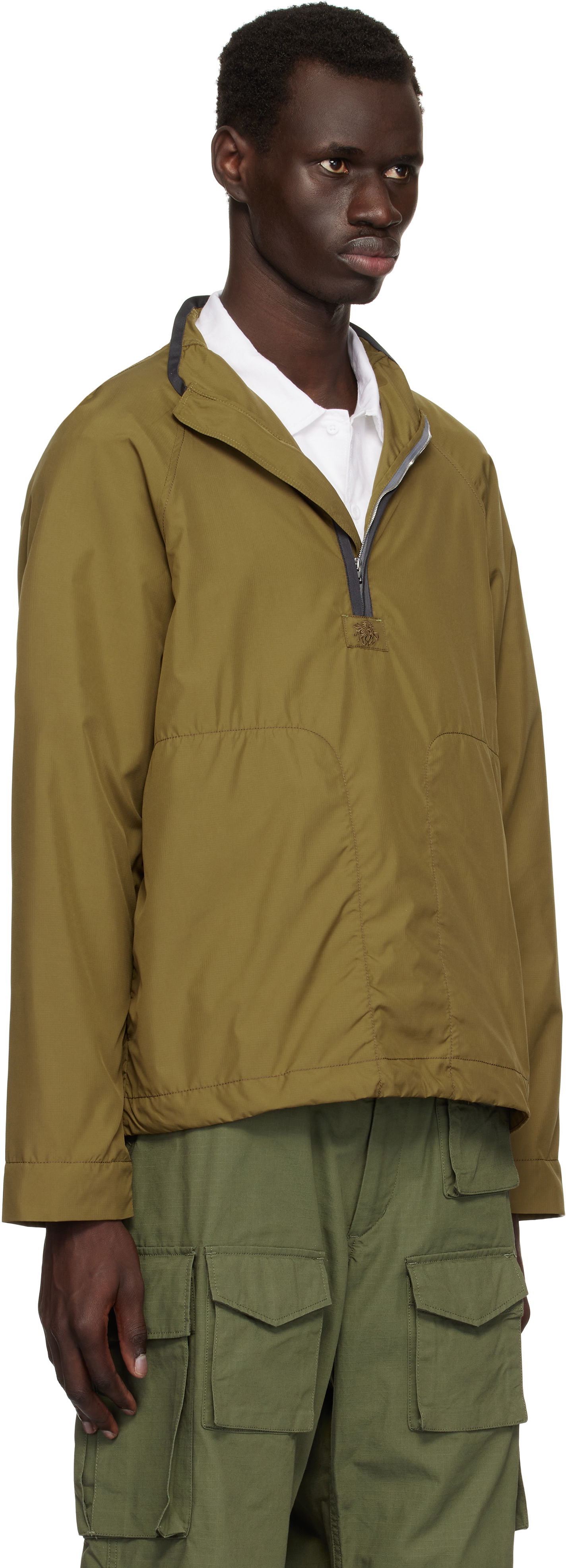 Vindjakke Ranra RANRA Ganga Mini Ripstop Track Jacket Grøn | AMSS25TR01552, 1