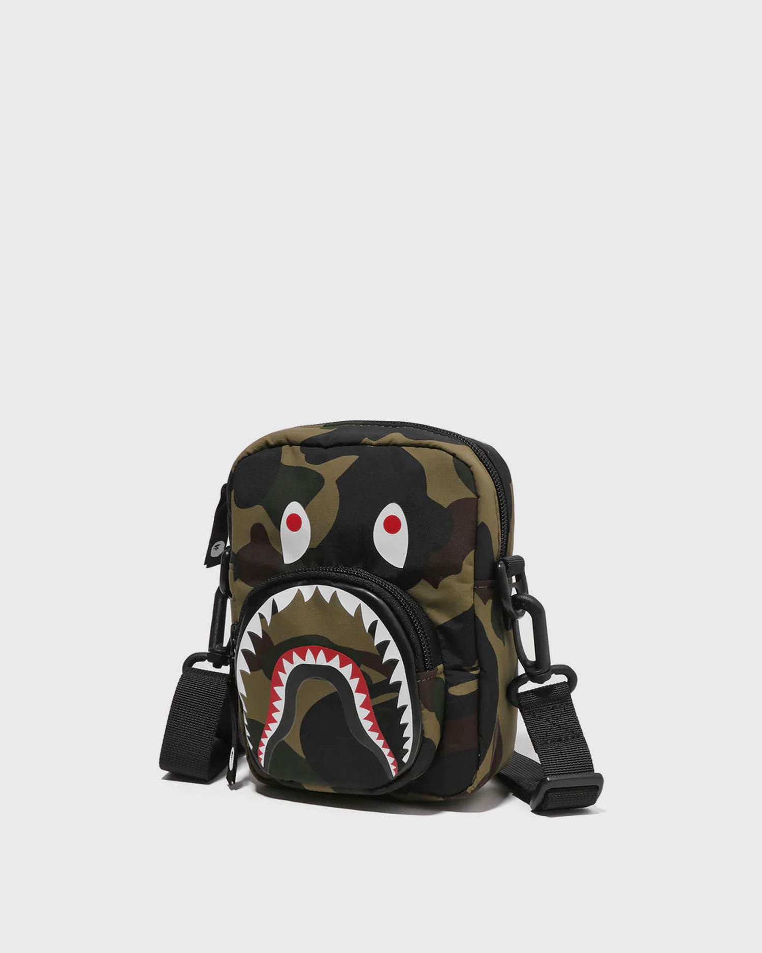 Skuldertaske BAPE 1ST CAMO SHARK MINI BAG Flerfarvet | 001SGL301021MGR, 1