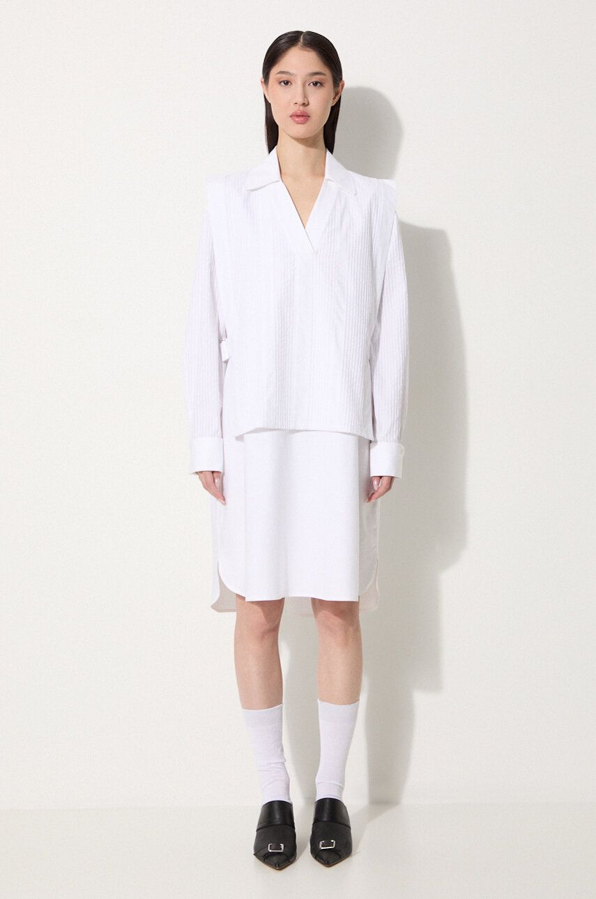 Kjole KENZO Mini Dress White Hvid | FE62RO2919LO.01, 1