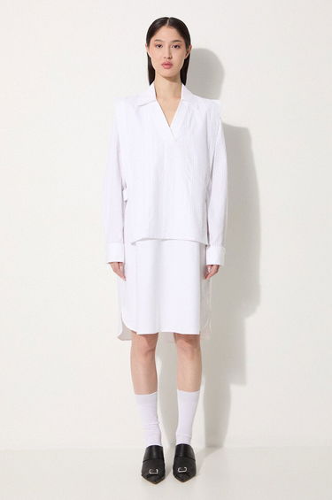 Kjole KENZO Mini Dress White Hvid | FE62RO2919LO.01, 1