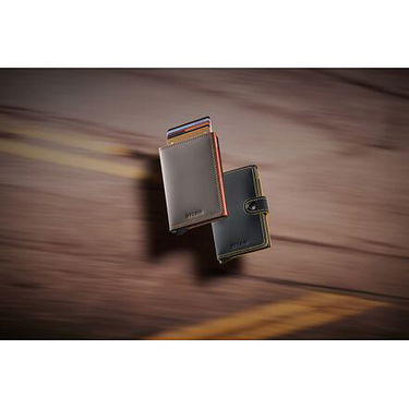 Tegnebog Secrid Miniwallet - Matte - Truffle & Orange Sort | MM-Truffle-Orange, 5