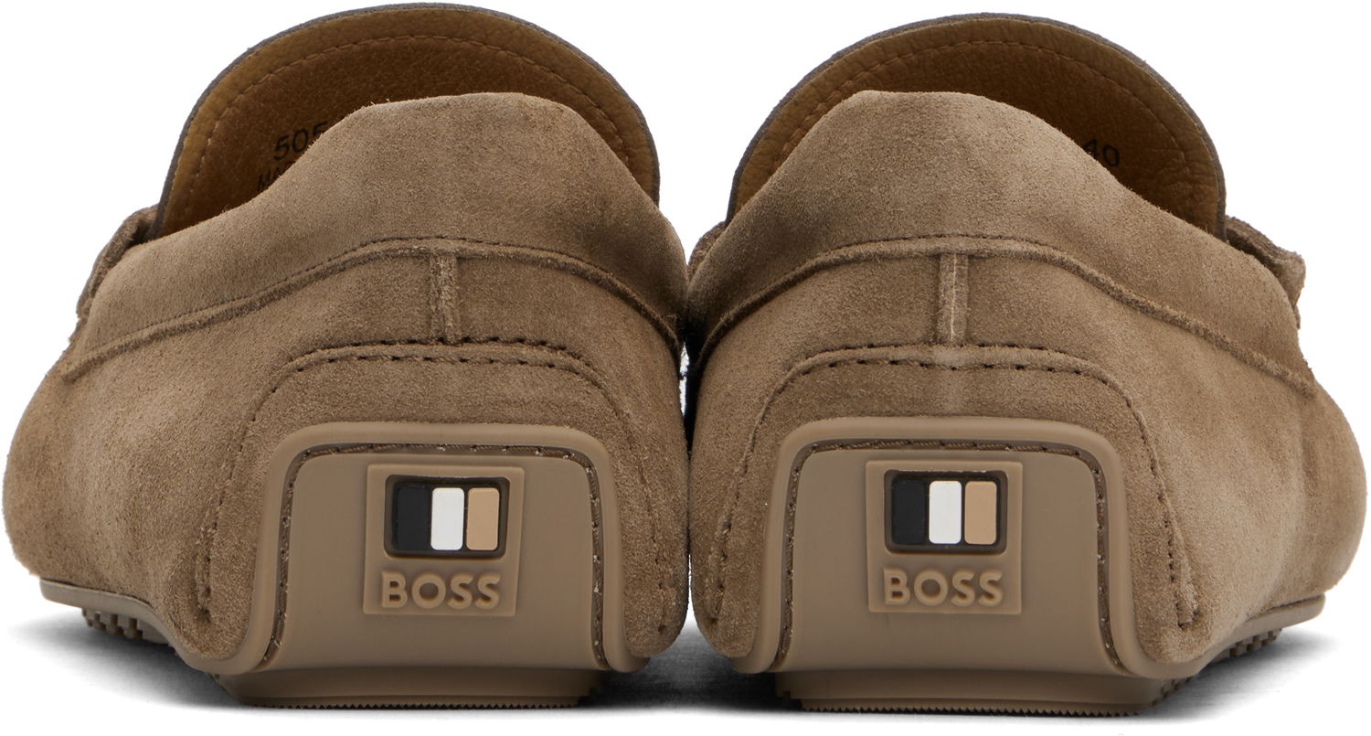 Sneakers og sko BOSS BOSS Suede Loafers Brun | 50541750, 1