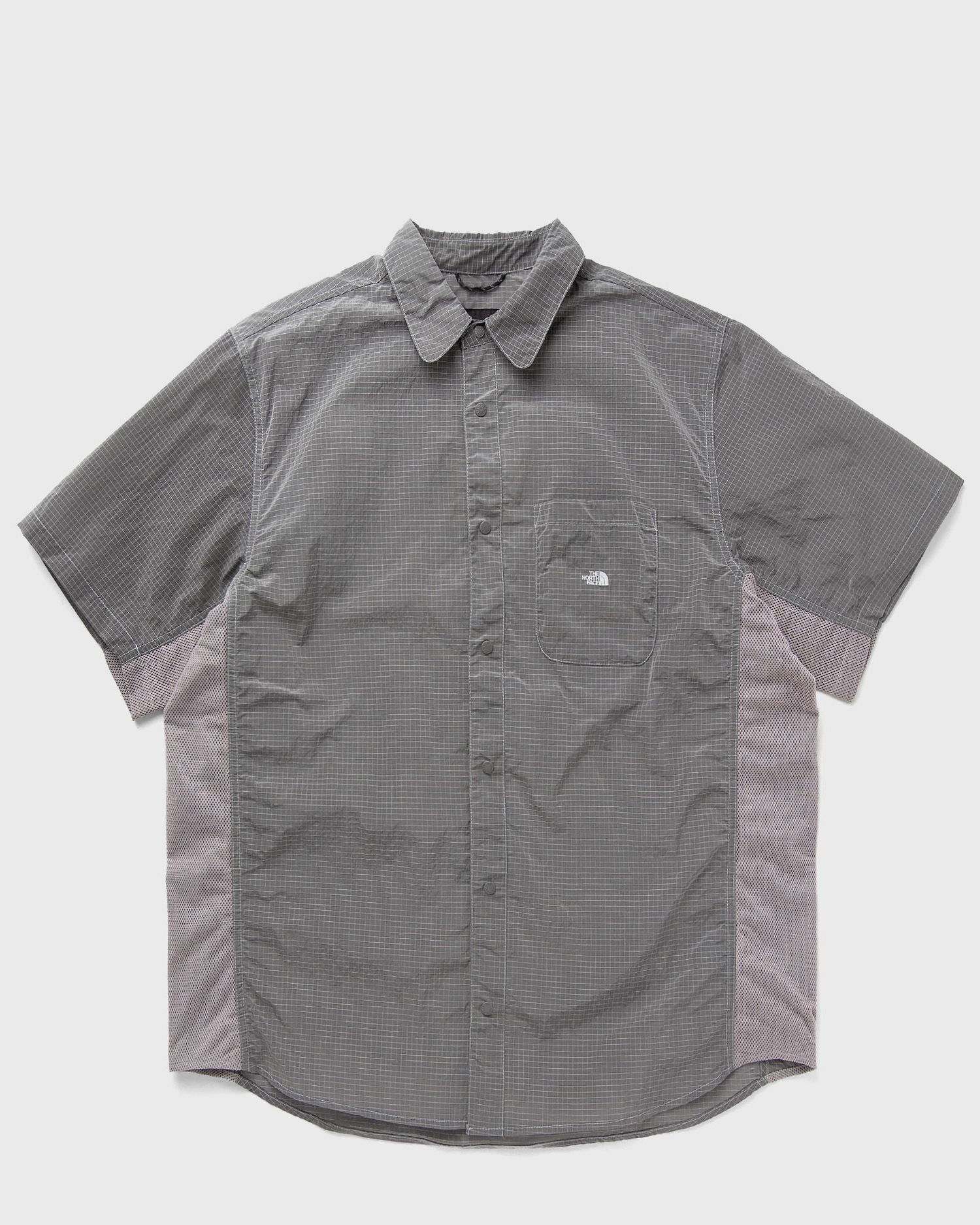 Skjorte The North Face Short Sleeve Mixed Fabric Shirt Grå | NF0A8CKHA0M1, 0