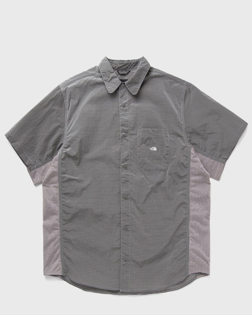 Skjorte The North Face Short Sleeve Mixed Fabric Shirt Grå | NF0A8CKHA0M1