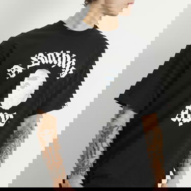 T-shirt BAPE A Bathing Ape Gothic College T-Shirt Sort | 001TEL801330M-BLK, 5