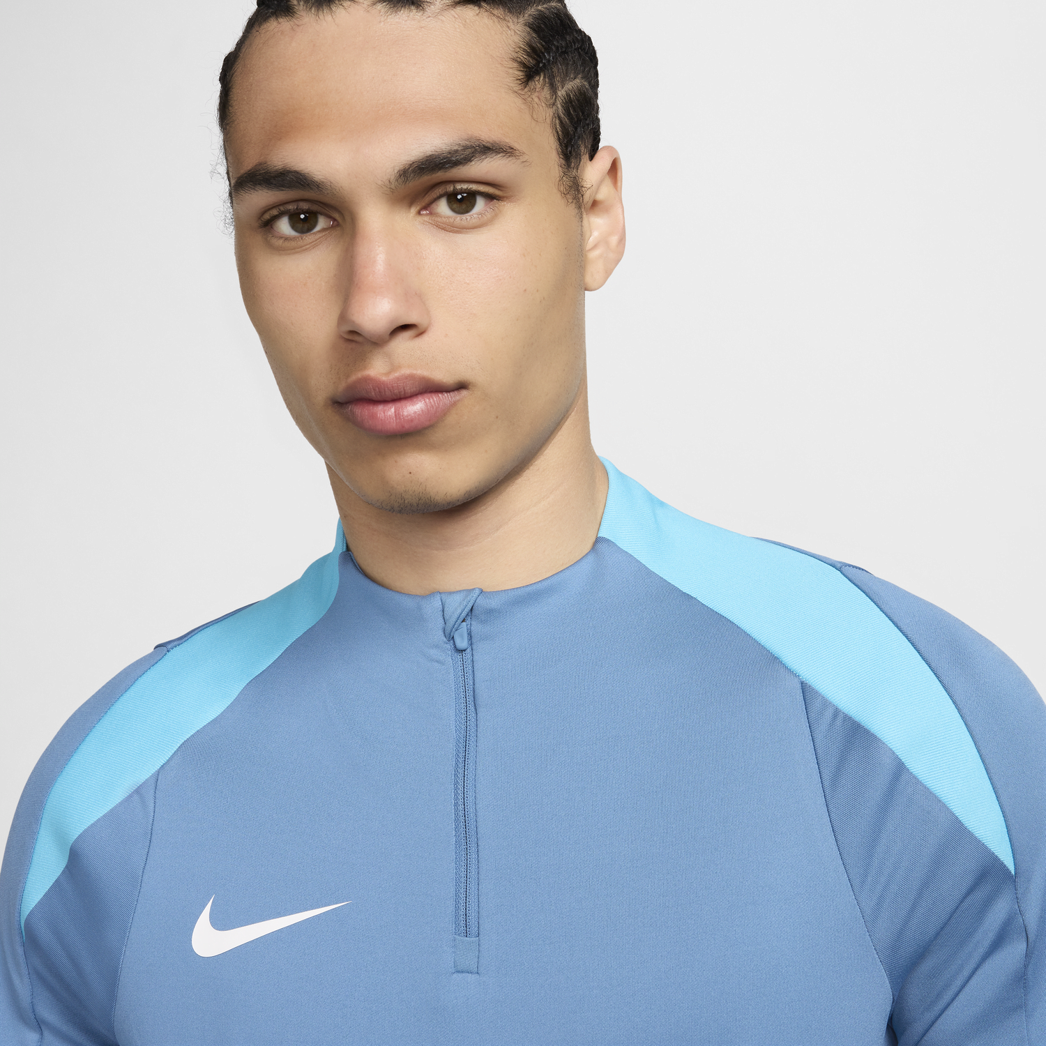 Polo skjorte Nike Training Football Dri-FIT Half-Zip Top Blå | FN2403-429, 1