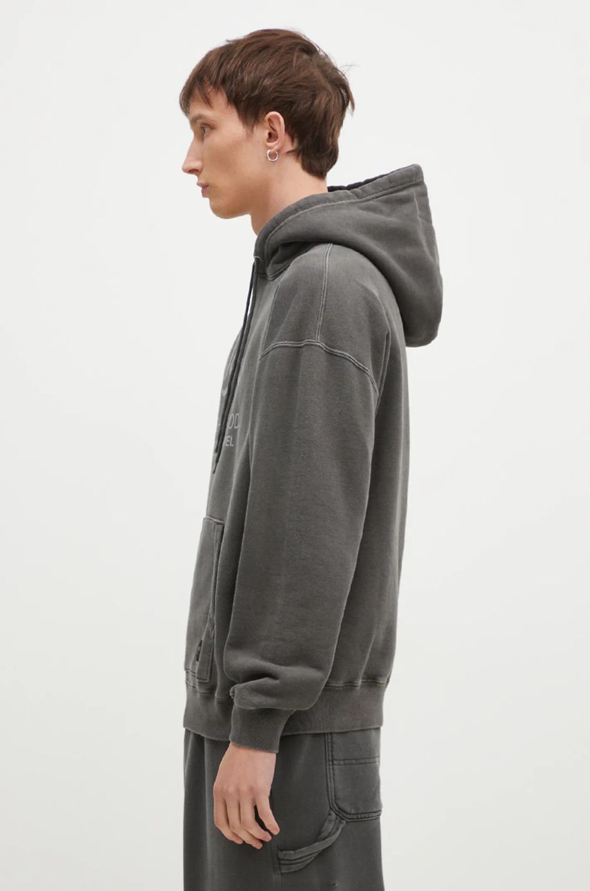 Sweatshirt Neighborhood Pigment Dyed Graphic Print Hoodie Grå | 242UNNH.CSM02, 1