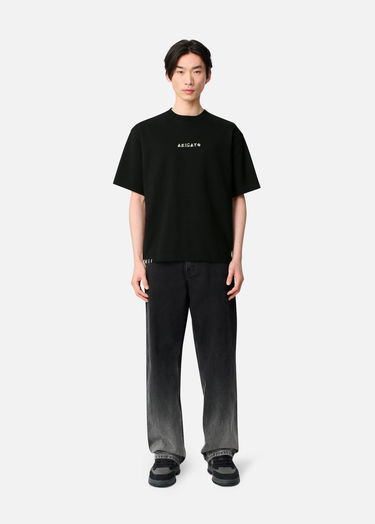 T-shirt AXEL ARIGATO Men's Arigato Threaded T-Shirt Sort | A3443002, 4