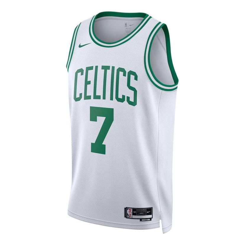 Jersey Nike NBA Boston Celtics Jaylen Brown Jersey Hvid | DN2070-101