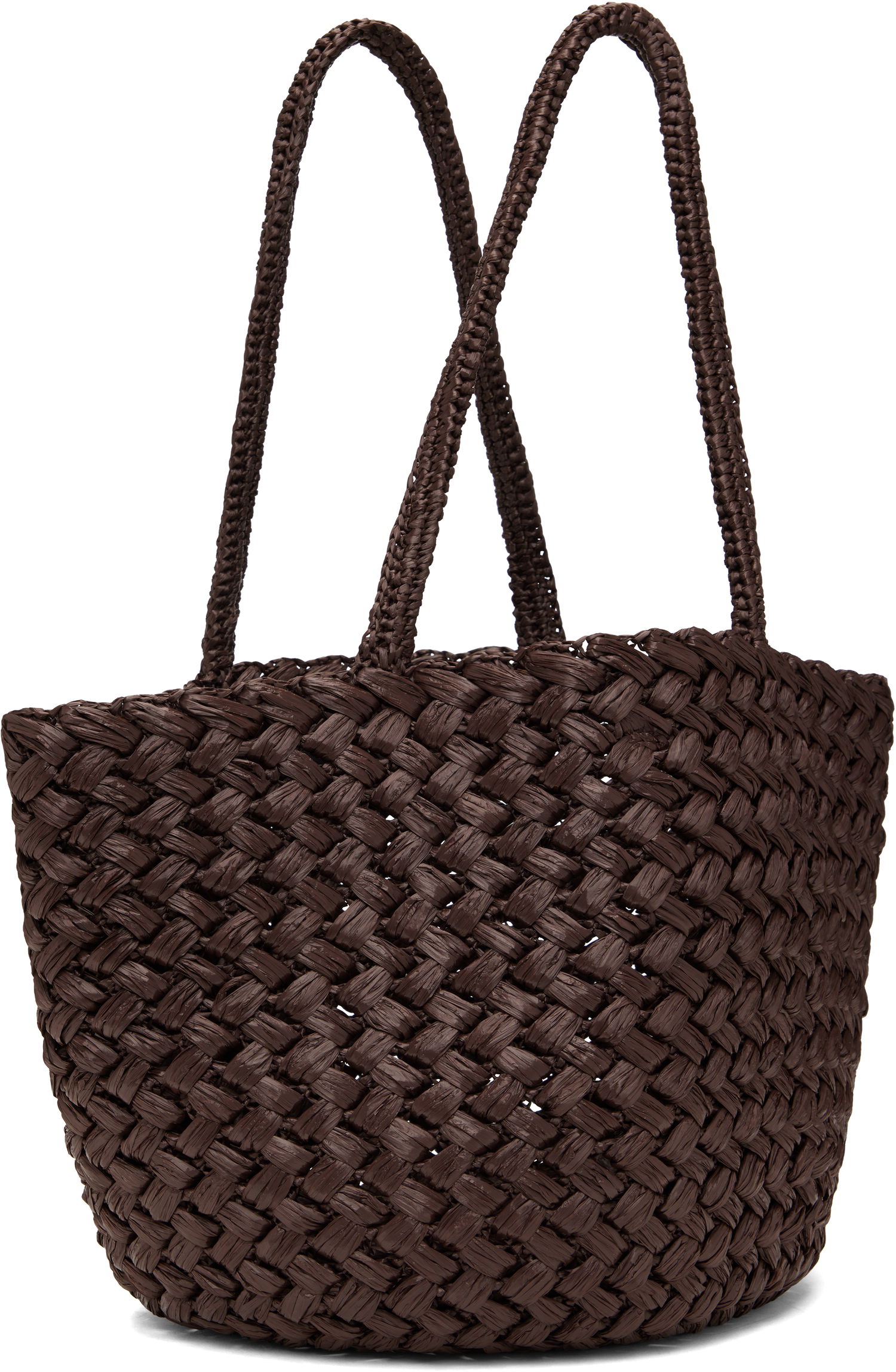 Mulepose The Row The Row Estelle Woven Tote Brun | W1655-W756, 1