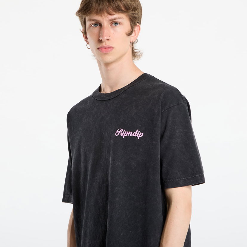 T-shirt RIPNDIP RIPNDIP Memories T-Shirt Vintage Wash Sort | RNDFALL25124